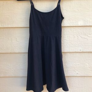 Spaghetti Strap Skater-style Dress